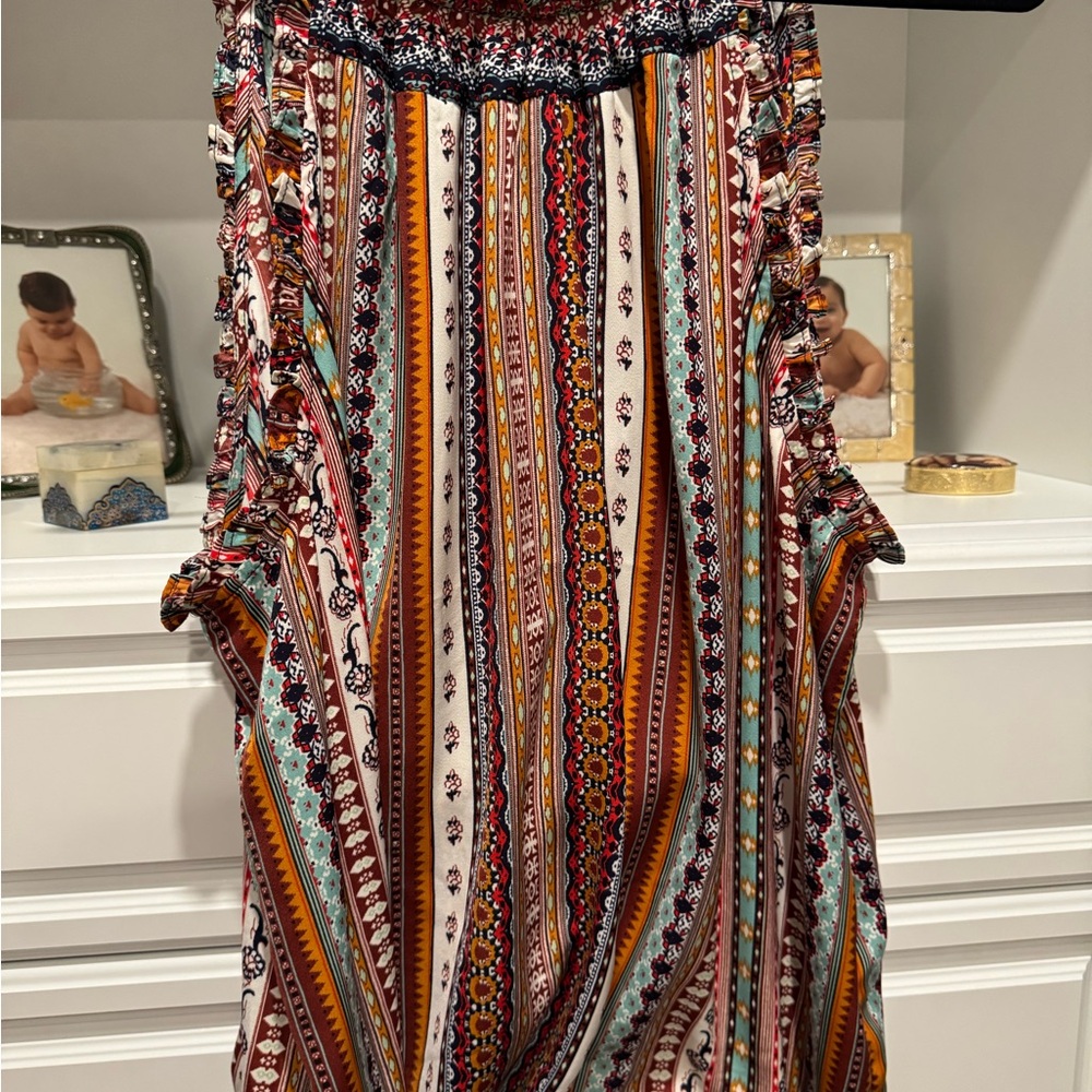 Liverpool Colorful Patterned Sleeveless Blouse